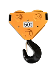Gancho de elevación de grúa forjado de 50 toneladas