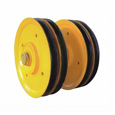 Rueda de polea de grúa