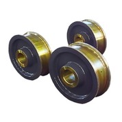 Rueda de grúa forjada en caliente de alta calidad